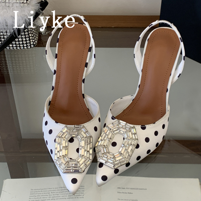 Slip Dress Satin - Sepatu hak tinggi wanita dengan hiasan