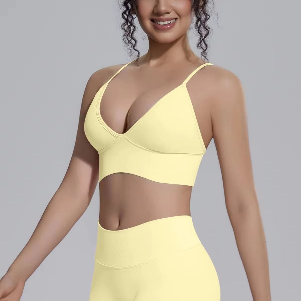 Push Up Bra Padded - Bra Yoga Wanita untuk Fitness, Lari,