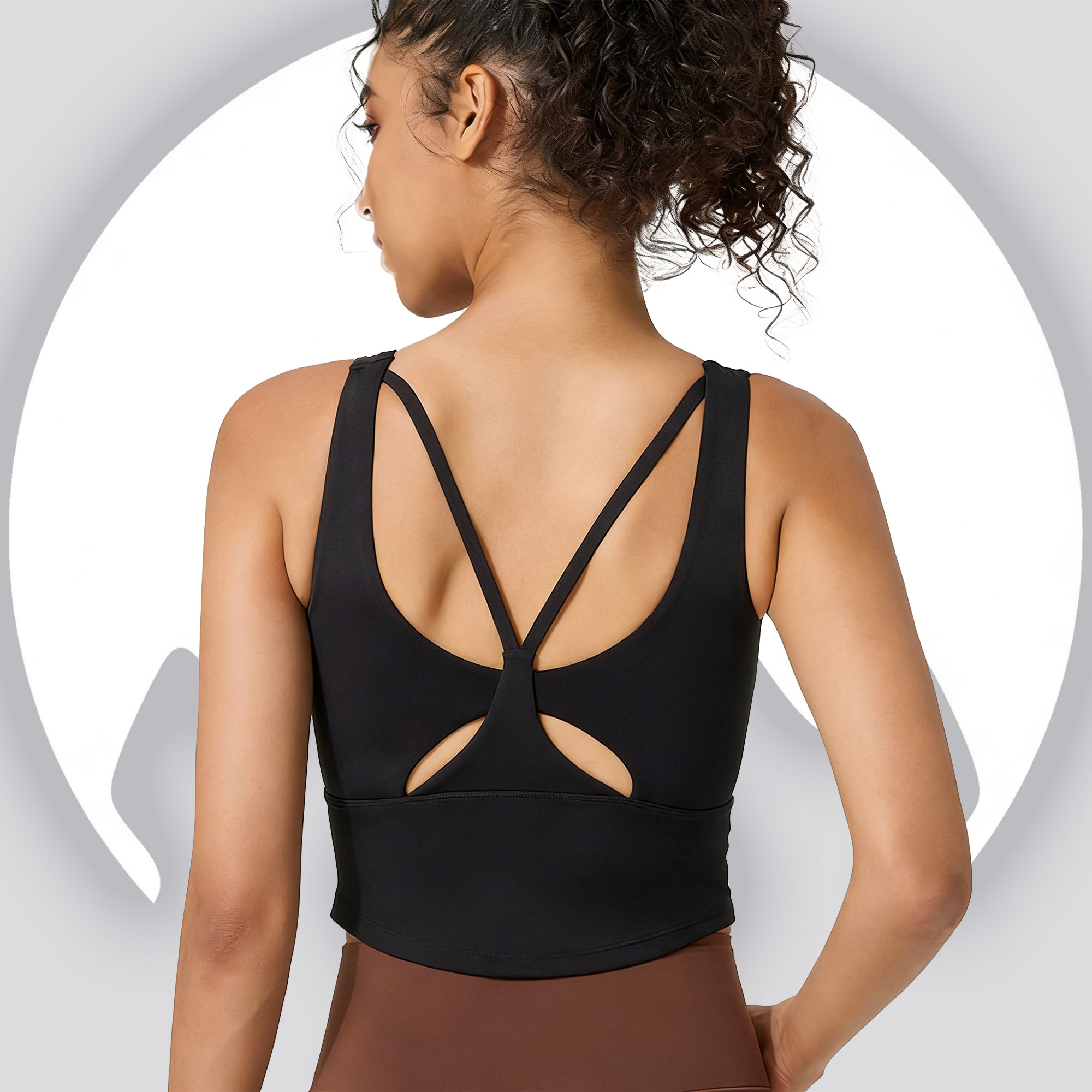 Sports Bra High Impact - Bra Olahraga Yoga Wanita dengan Cup