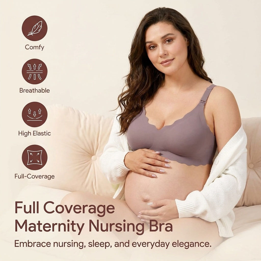 Nursing Bra Sleep - Bra Menyusui Ukuran Besar 3XL dengan