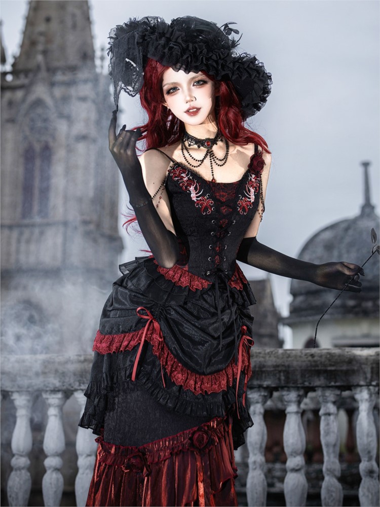 Gaun korset bergaya gotik deng - Corset Waist Cinch ulasan dan harga