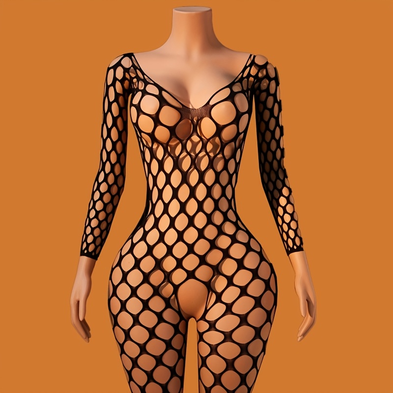 Set 3-Potong: Bodystocking Jar - Bodystocking Fishnet ulasan dan harga